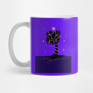 Christmas Palms - Purple Horizon Mug